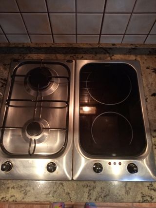 Encimera de gas y vitrocerámica