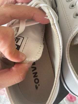 Converse Chuck Taylor All Star Lift Piel Blancas