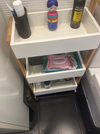 Carrito de baño 3 niveles con ruedas