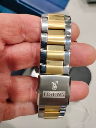 Reloj Festina F20562/1 Hombre Oro y Plata