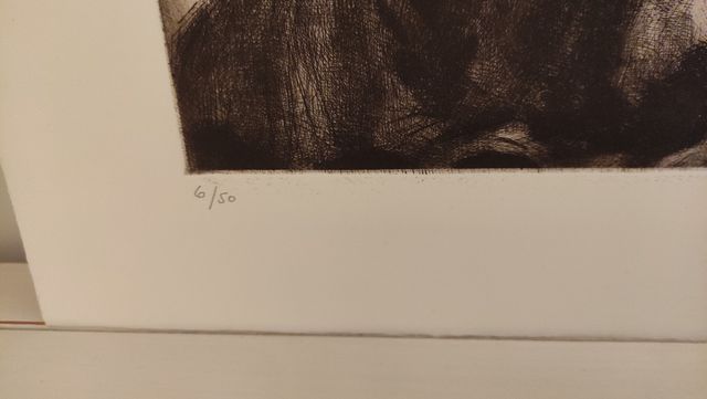 Grabado Víctor Casas 6/50.