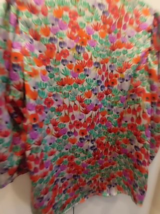 Camisa flores Back Couture multicolor