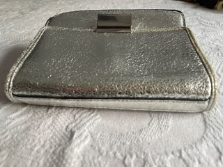 Mini bolso plateado