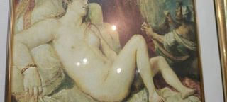 Réplica Danaé Tiziano Litografía