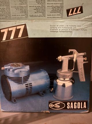 Pistola de Pintura Sagola 777 con Compresor