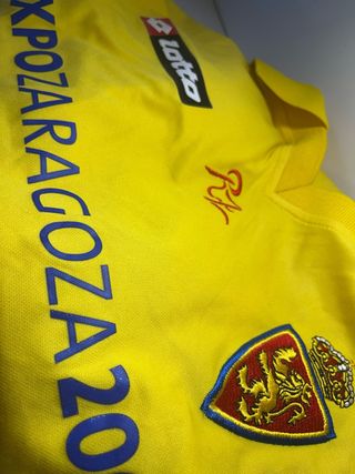 Camiseta Match-Worn Gabriel Milito Real Zaragoza#6