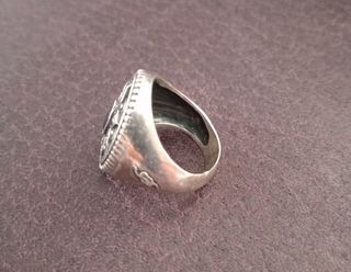 Anillo Plata Palo con circonitas