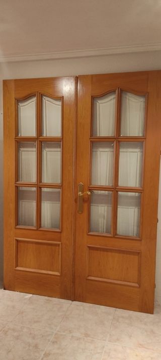 Puertas de roble macizo