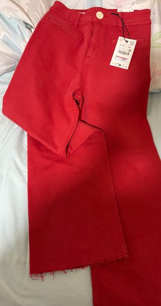 Pantalón rojo niña talla 13 - 14 (164 cm)