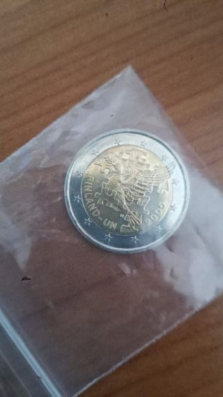 2 € commemorativo Finlandia 2005 Adesione ONU UNC