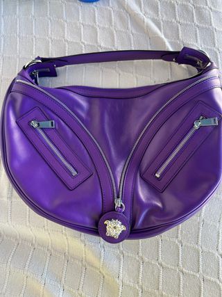 Bolso Versace Morado nuevo sin usarlo original 