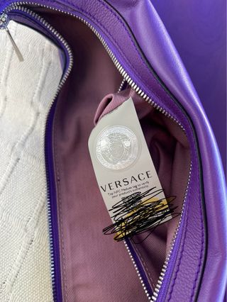 Bolso Versace Morado nuevo sin usarlo original 