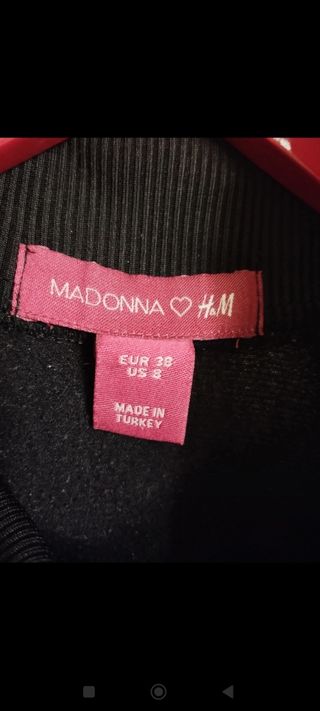 Chaqueta Madonna  H&M Negra Talla M