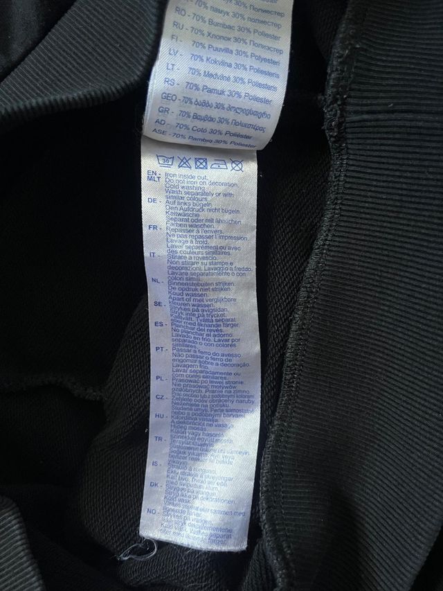 Felpa FILA nera M – Nuova (senza cartellino)