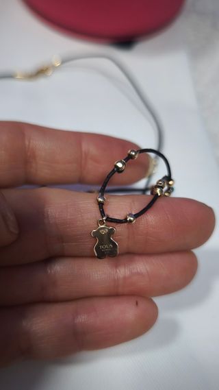 Collar Tous Power Vermeil Oro y Turquesa