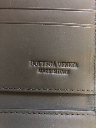 Tarjetero Bottega Veneta Negro Piel Trenzada