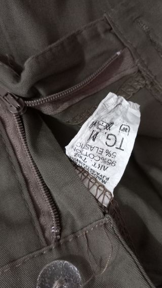 Pantaloni donna Made in Italy verdi