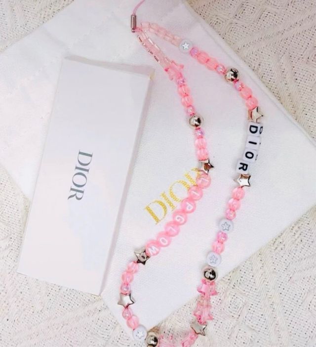 Charm móvil Dior rosa