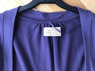 Torera Zara Morada Talla M