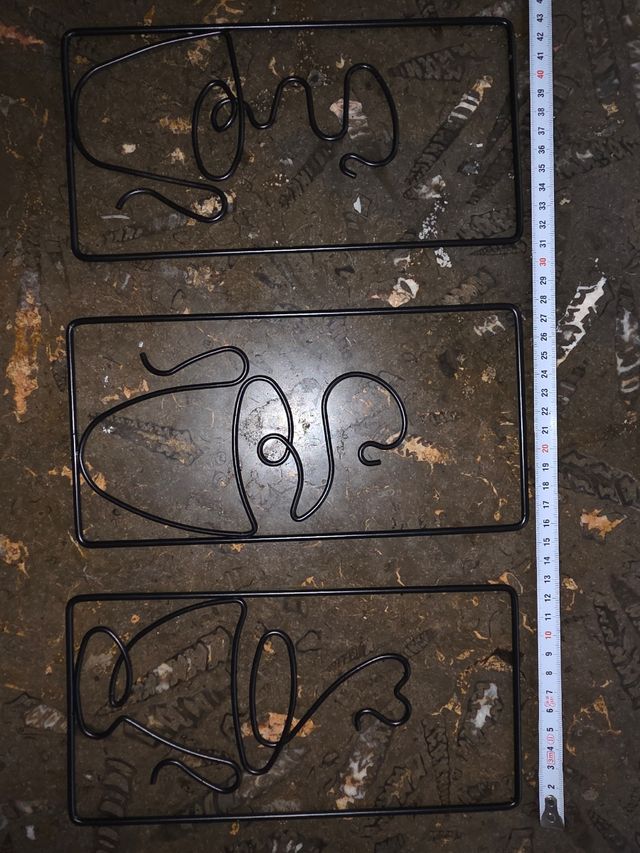 Adornos de pared Café de metal negro