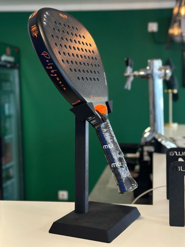 Soporte exposición palas de Padel