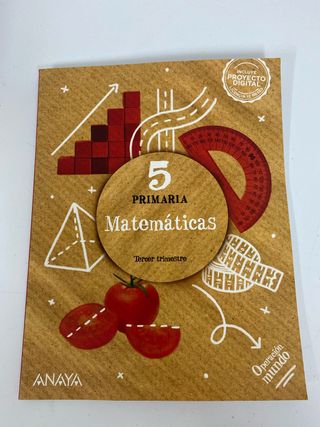 Matemáticas 5 Primaria Anaya Tercer trimestre