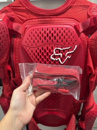 Chaqueta Protectora Moto Fox Roja.