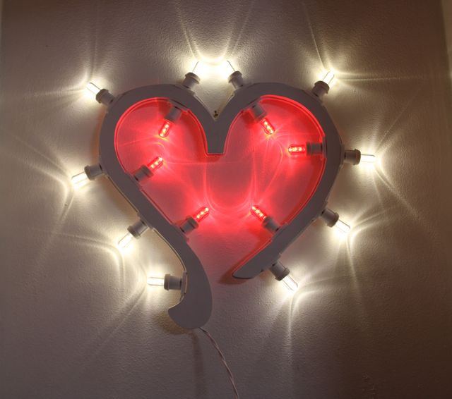 Luminaria Salentina Cuore Artigianale LED