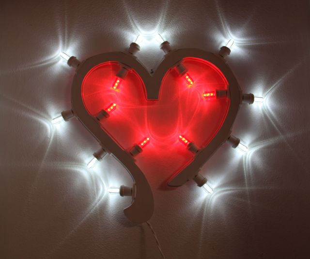 Luminaria Corazón Salentina Artigianale 40x40