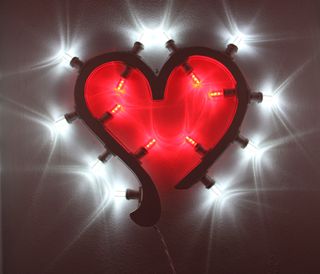 Luminaria Corazón Salentina Artigianale 40x40