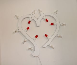 Luminaria Corazón Salentina Artigianale 40x40