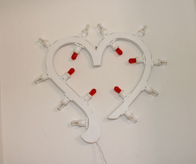 Luminaria Corazón Salentina Artigianale 40x40