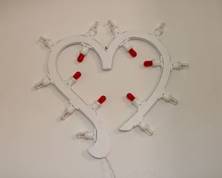 Luminaria Corazón Salentina Artigianale 40x40