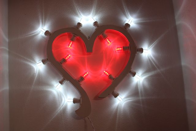 Luminaria Corazón Salentina Artigianale 40x40