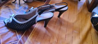 Zapatos de mujer Paco Navarro de Piel Bicolor.