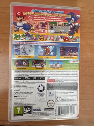 Mario & Sonic Juegos Olímpicos Tokyo 2020 Switch