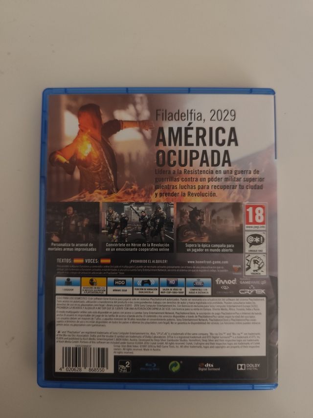 Homefront: The Revolution PS4