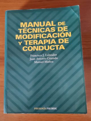 Manual de técnicas de modificación y terapia de...