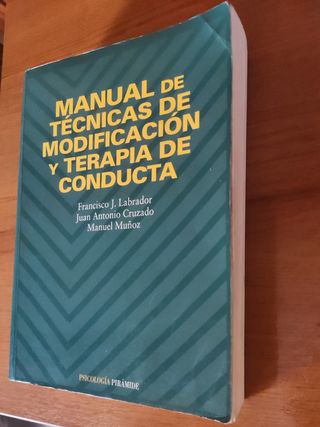Manual de técnicas de modificación y terapia de...