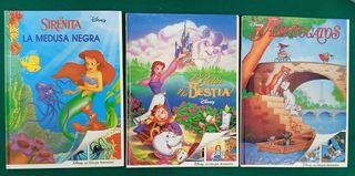 Lote 4 Libros Colección Disney Dibujos Ilustrada