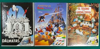 Lote 4 Libros Colección Disney Dibujos Ilustrada