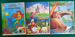 Lote 4 Libros Colección Disney Dibujos Ilustrada