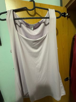 Camiseta tirantes lila