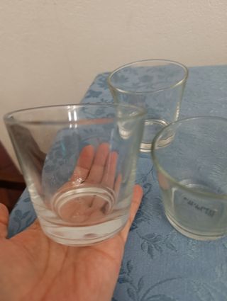 4 vasetti vetro per candele fai da te