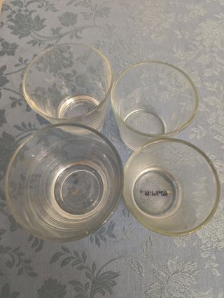 4 vasetti vetro per candele fai da te