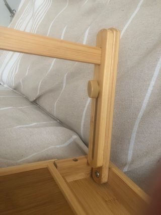 Soporte para portátil de bambú