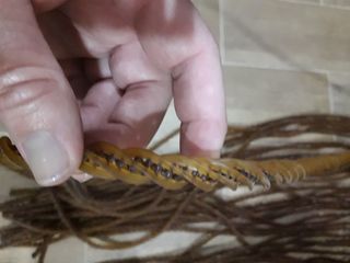 Cortina de puerta dorado