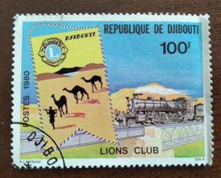 Lote 3 sellos Republique de Djibouti
