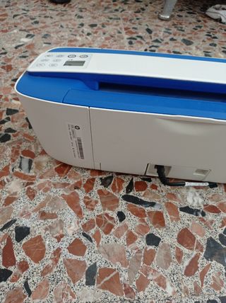 Impresora HP Azul y Blanca