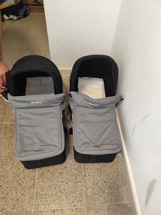 Carro Gemelar Baby Monsters 2023 + Capazos
